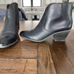 Black Frye Leather Booties